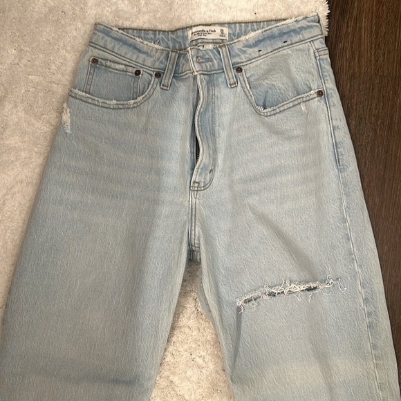 Abercrombie and fitch 90s relaxed high rise jean curve love - Picture 2 of 3